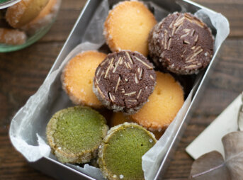 ３種のディアマンクッキーのレシピと作り方。料理研究家・フードコーディネーター藤井玲子のレシピと料理写真。れこれしぴ