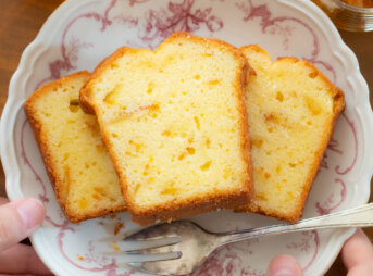 オレンジとヨーグルトのパウンドケーキのレシピと作り方。料理研究家・フードコーディネーター藤井玲子のレシピと料理写真。れこれしぴ