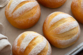 しっとりミルクハースのレシピと作り方。料理研究家・フードコーディネーター藤井玲子のレシピと料理写真。れこれしぴ